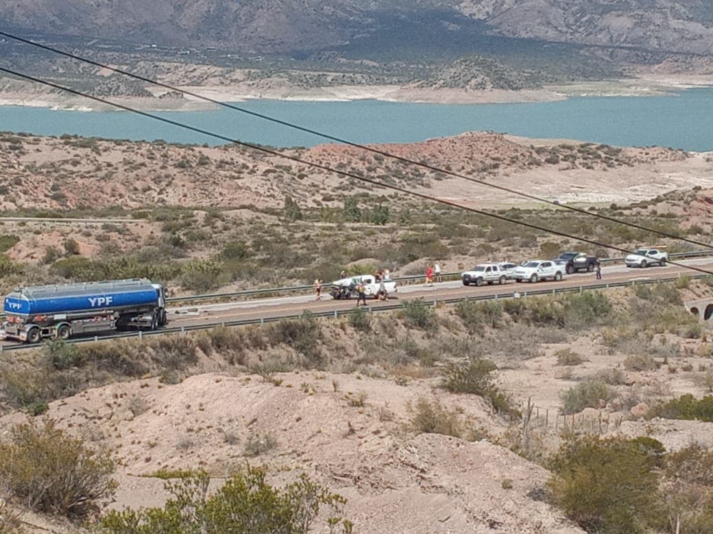 Fatal accidente en Potrerillos