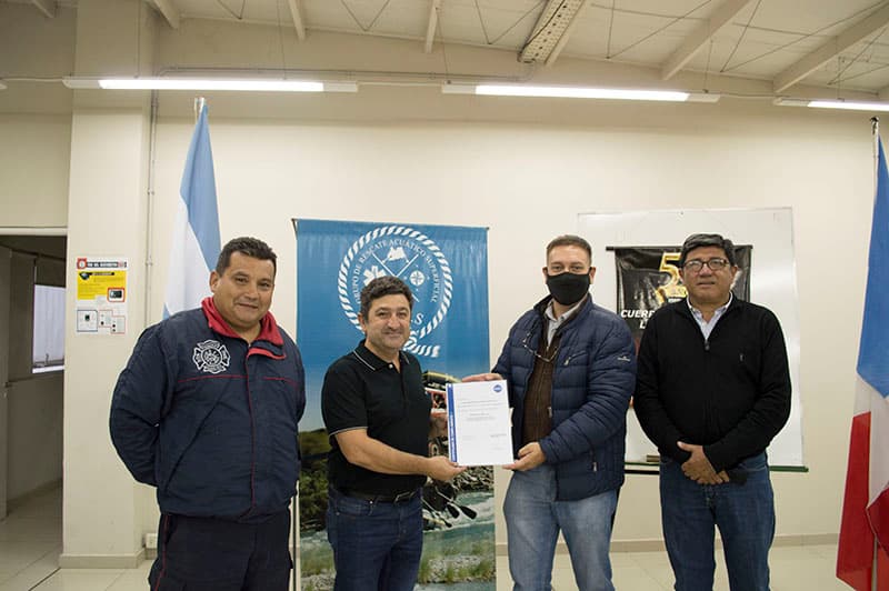 Otro logro de calidad de los Bomberos Voluntarios de Luján