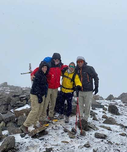 Nevó en Vallecitos y cómo sigue el finde