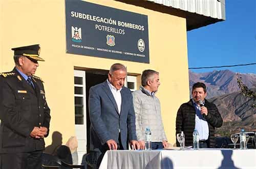 Bomberos de Luján de Cuyo crea su destacamento en Potrerillos