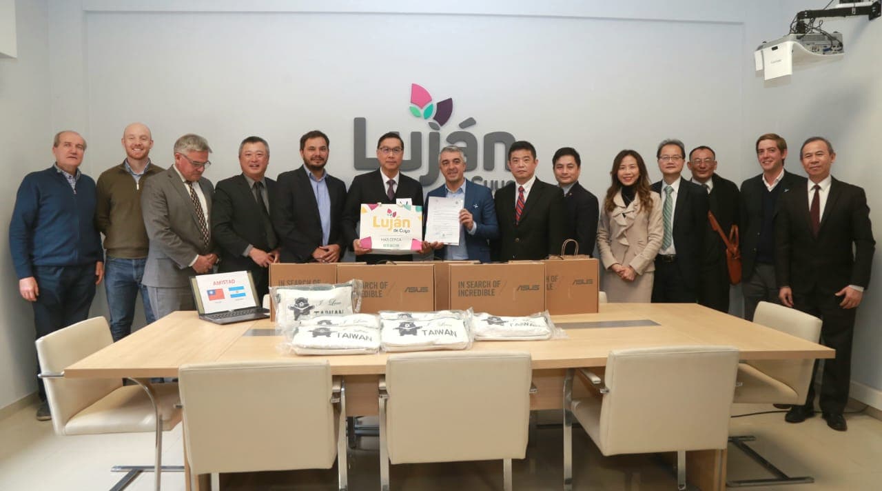 Bragagnolo gestionó una misión comercial oficial de Taiwán en Luján de Cuyo