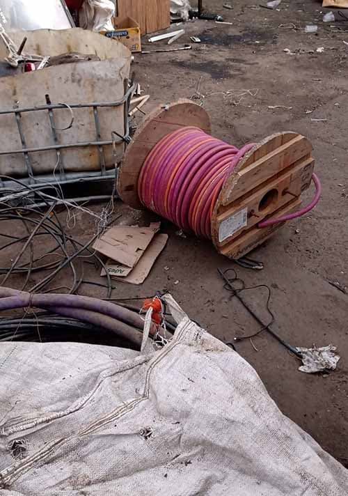 Secuestraron 900 kilos de aluminio y cobre de una chacharita en Godoy Cruz