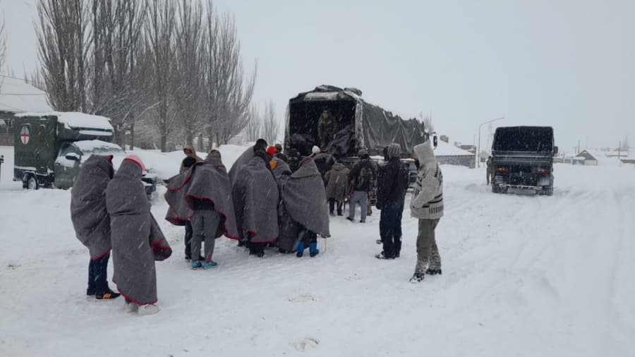 500 personas fueron evacuadas en alta montaña en Mendoza y sigue el mal tiempo