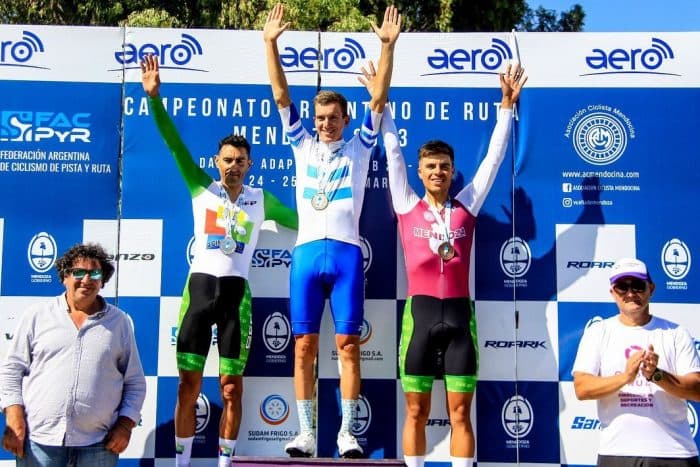 3 medallas para Mendoza en el Campeonato Argentino de Ruta