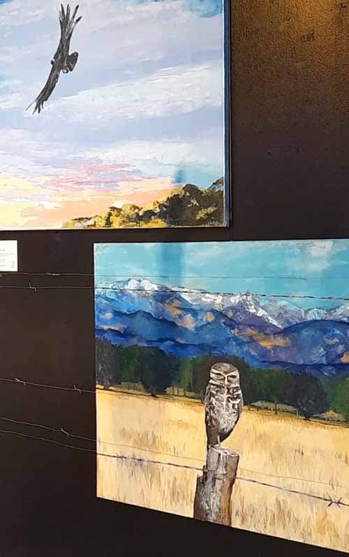Mujeres en Vuelo en la Sala de Arte Malbec