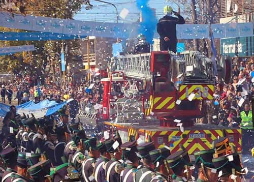 Luján de Cuyo festejó el 168 aniversario con su gran desfile cívico militar