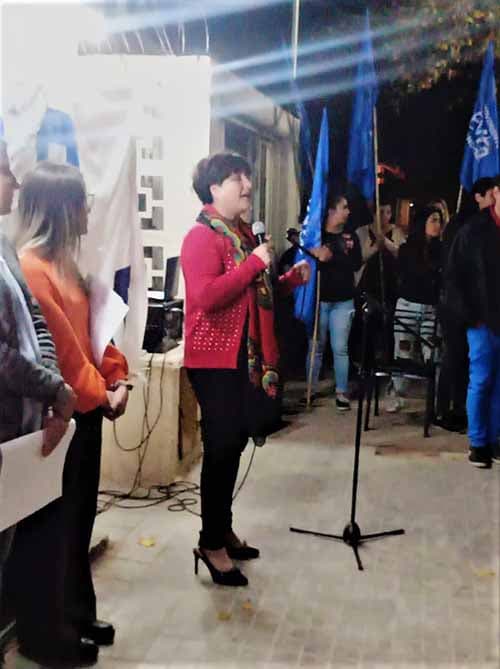 Marcela Tobio, precandidata a la intendencia de Luján por el Frente Elegí Lista 502 A