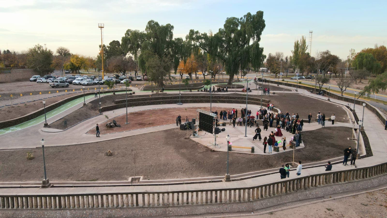 Mirador Balcarce: Luján disfruta de un nuevo espacio verde