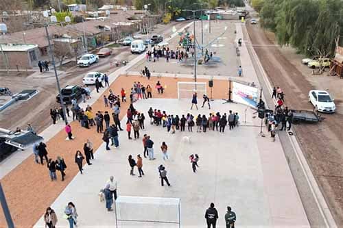 Dónde está el nuevo “Paseo Estación Mayor Drummond” que Luján hizo en 120 días
