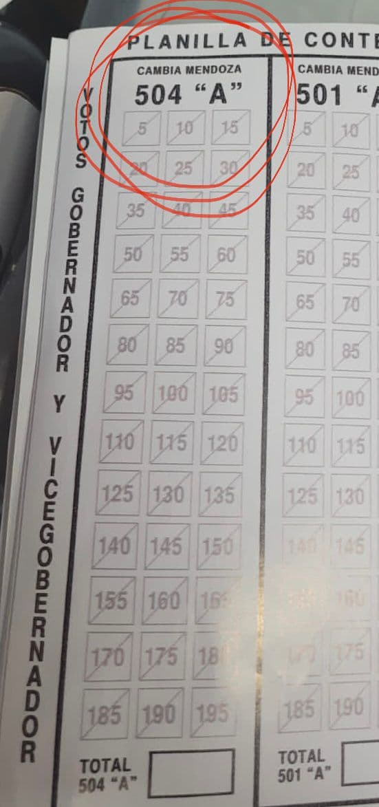 Error: dulce o truco, en las PASO 2023 en Luján de Cuyo