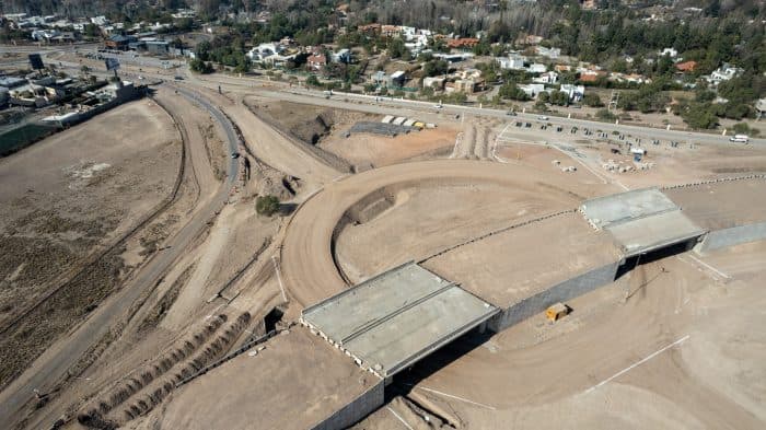 Avanzan los 2 puentes de La Tijera sobre Ruta 82 en Luján