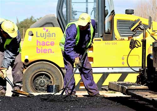 Luján sigue asfaltando y ampliando ciclovías