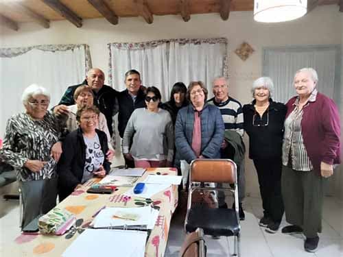 Sconfienza destacó centro de jubilados de Chacras «Amparo Campos»