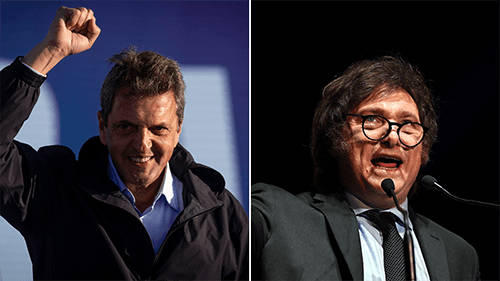Massa y Milei van a balotaje el 19 noviembre