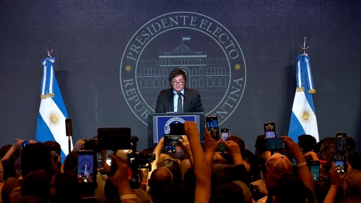 Argentina: Milei grabará su mensaje económico en Casa Rosada