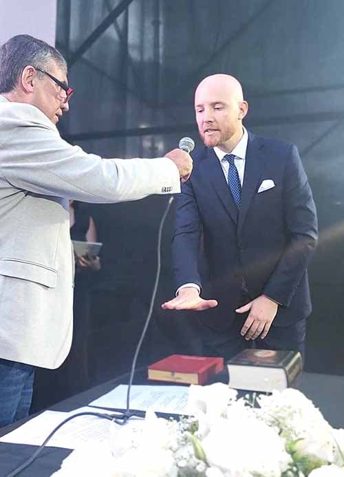 Juró Esteban Allasino como Intendente de Luján