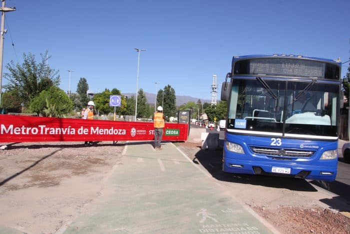 Metrotranvía: Desvíos en Carrodilla por 40 días