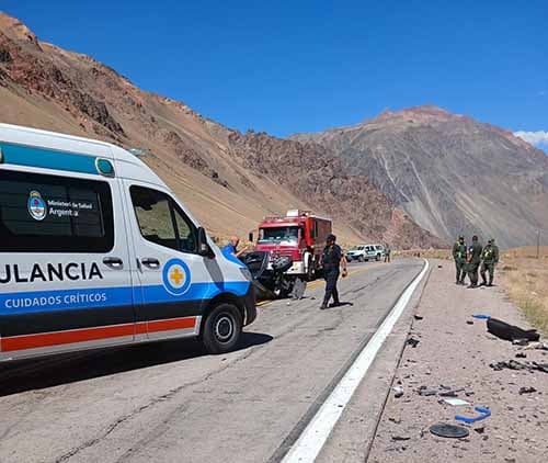 Trágico: 2 personas chilenas fallecieron en Uspallata.