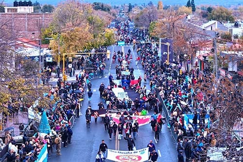 Luján celebró 169 años con un concurrido desfile.