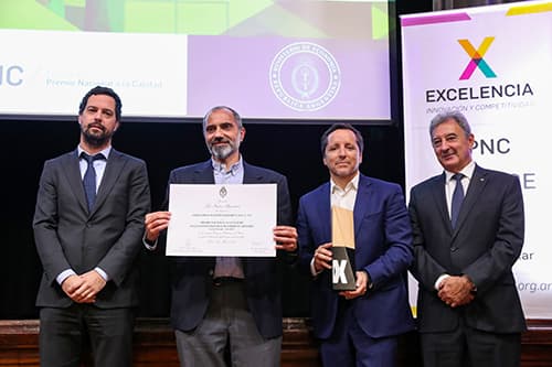Cervecería Quilmes recibió el Premio Nacional a la Calidad por su gestión integral, en la categoría "Empresas Grandes del Sector Privado".
