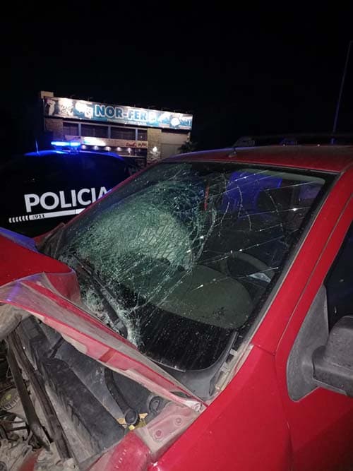 Dolor: conductor borracho mató a 2 efetivos