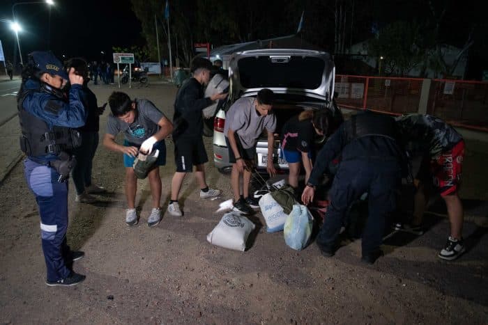 El Carrizal tuvo un operativo de seguridad.