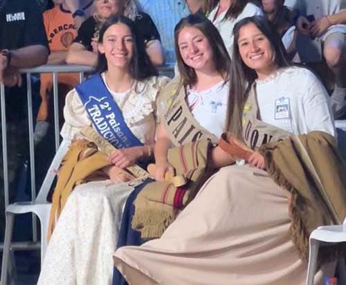 Magalí Allende fue elegida como Flor de la Tradición de Luján.