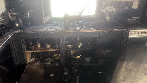 Perdieron todo en un incendio y piden ayuda.