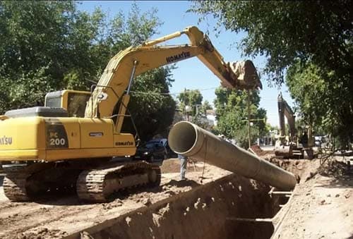 Avanzan las obras de agua potable en Luján.