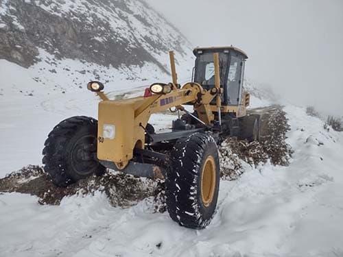 Frío y nieve: precaución al circular en Vallecitos.