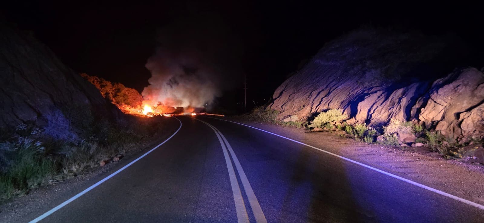 Dos camioneros fallecieron en Potrerillos y hay heridos