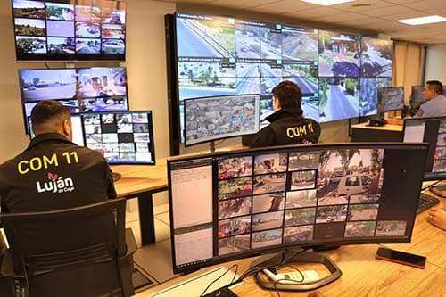 Luján activó el Centro de Monitoreo Municipal
