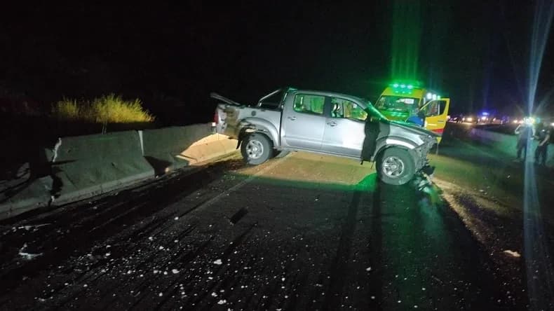 Un vuelco en Potrerillos complicó el tránsito