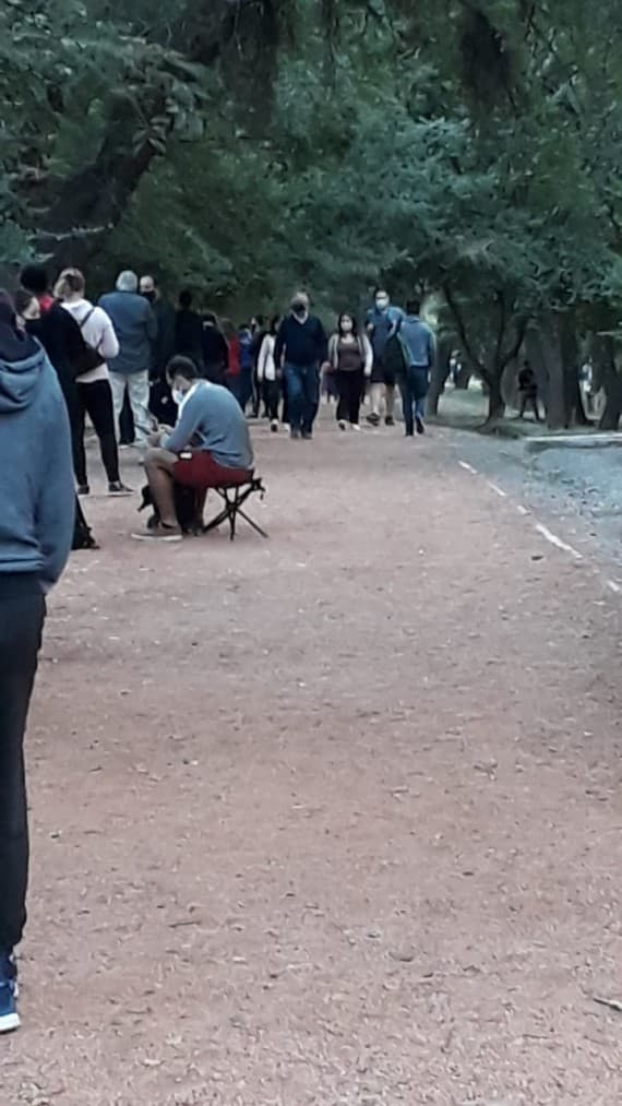 Desde las 2am esperan hisoparse en el Parque