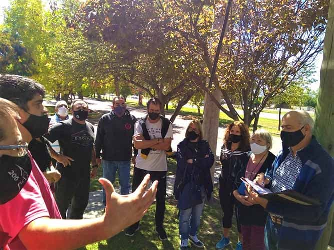 El concejal Lázaro recorrió el Barrio Alto Luján
