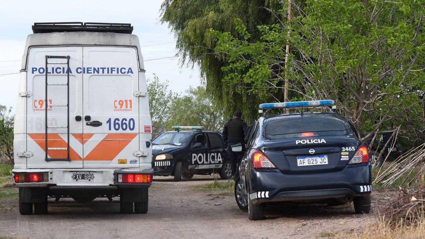 maipú motociclistas feto cuerpo dispararon