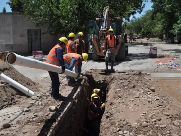 Aprobaron fondos para obras de cloacas en Perdriel