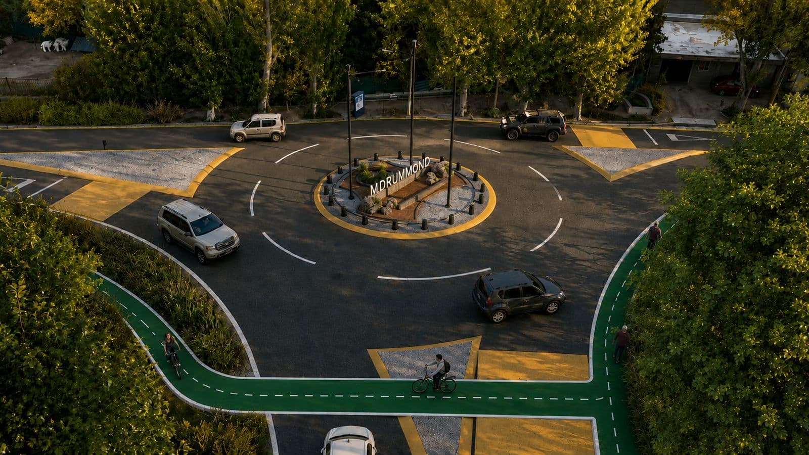Inició un corte parcial en un cruce importante en Luján