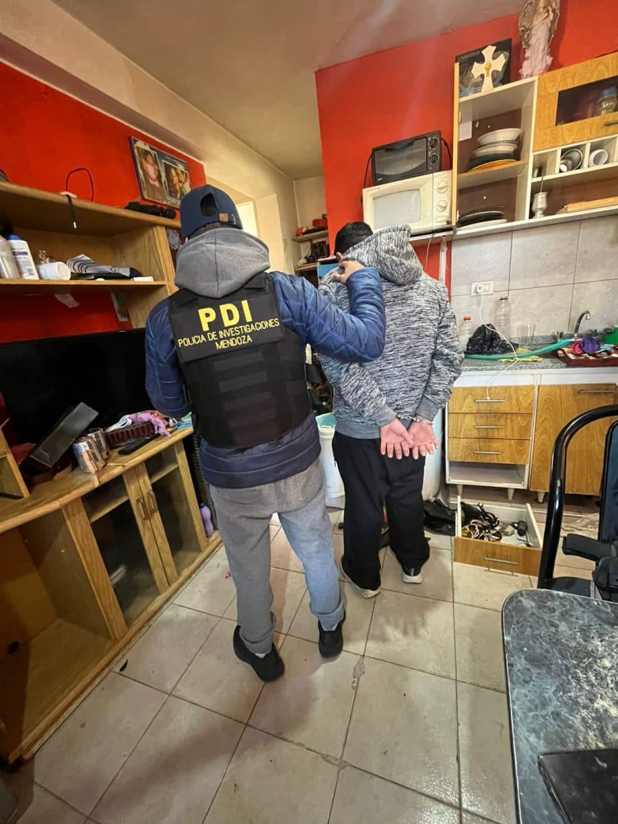Allanamientos en Perdriel: secuestraron droga y armas