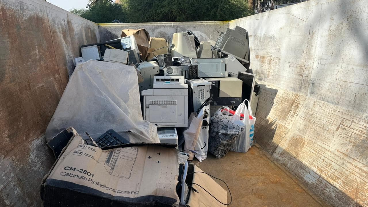 Recuperaron más de 5 toneladas de residuos electrónicos